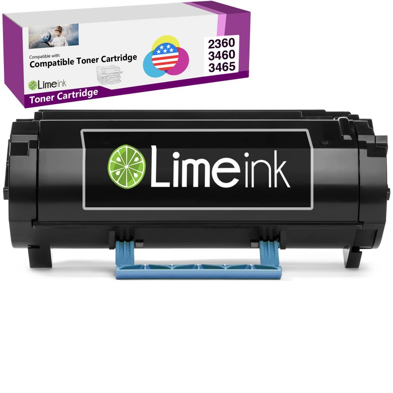Limeink Compatible Toner Cartridge Replacement for Dell 2360 2360dn b2360dn Toner Cartridge for Dell b3460dn 2360dn M11XH 331-9805 High Yield - Image 1